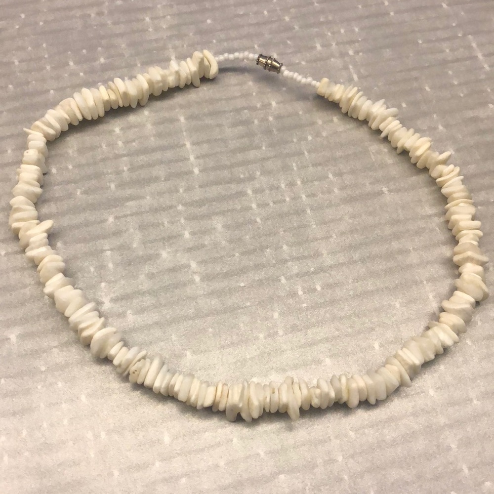 White Pooka Shell Necklace